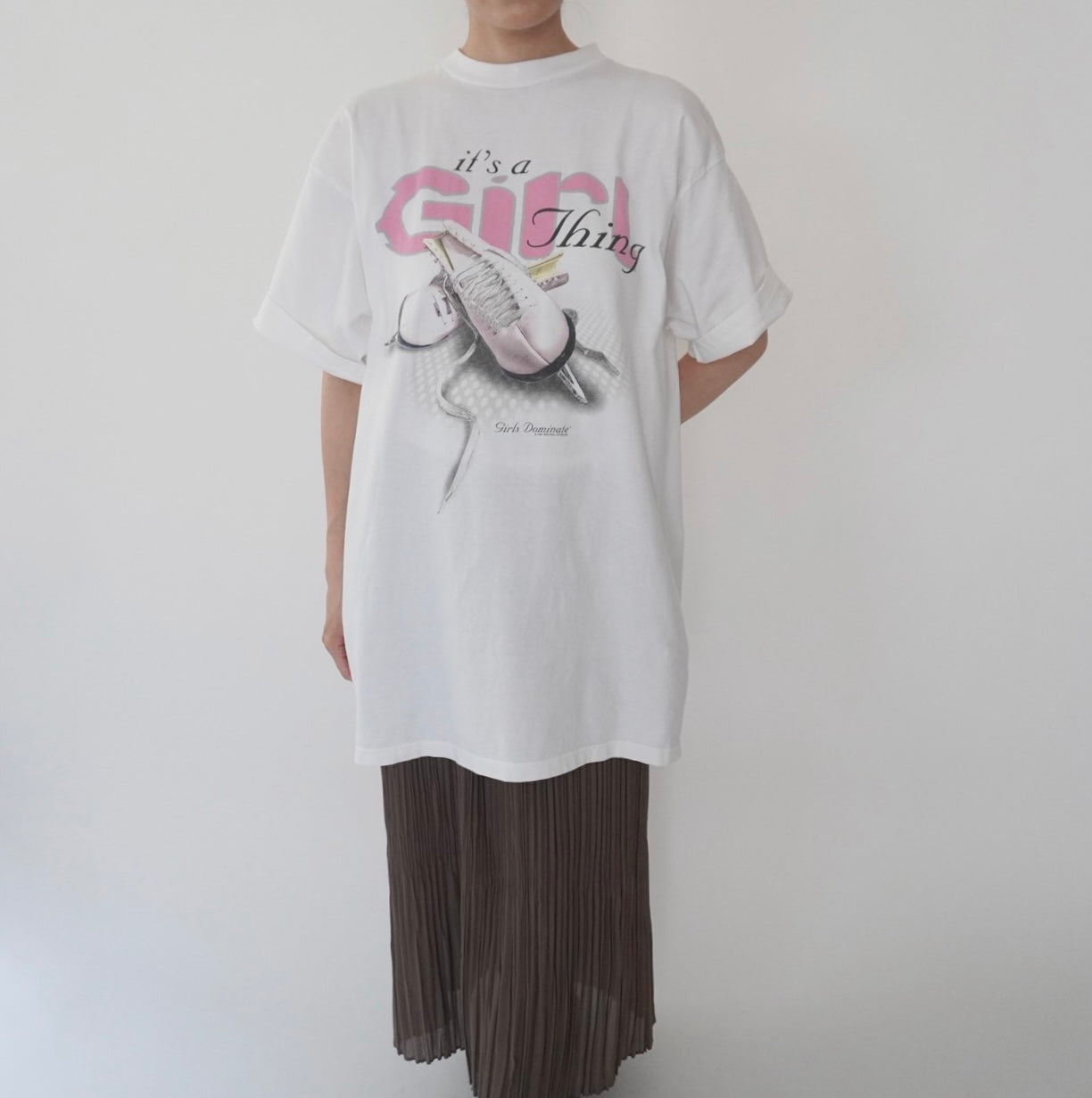 90s Printed Long T-shirt Made in Canada