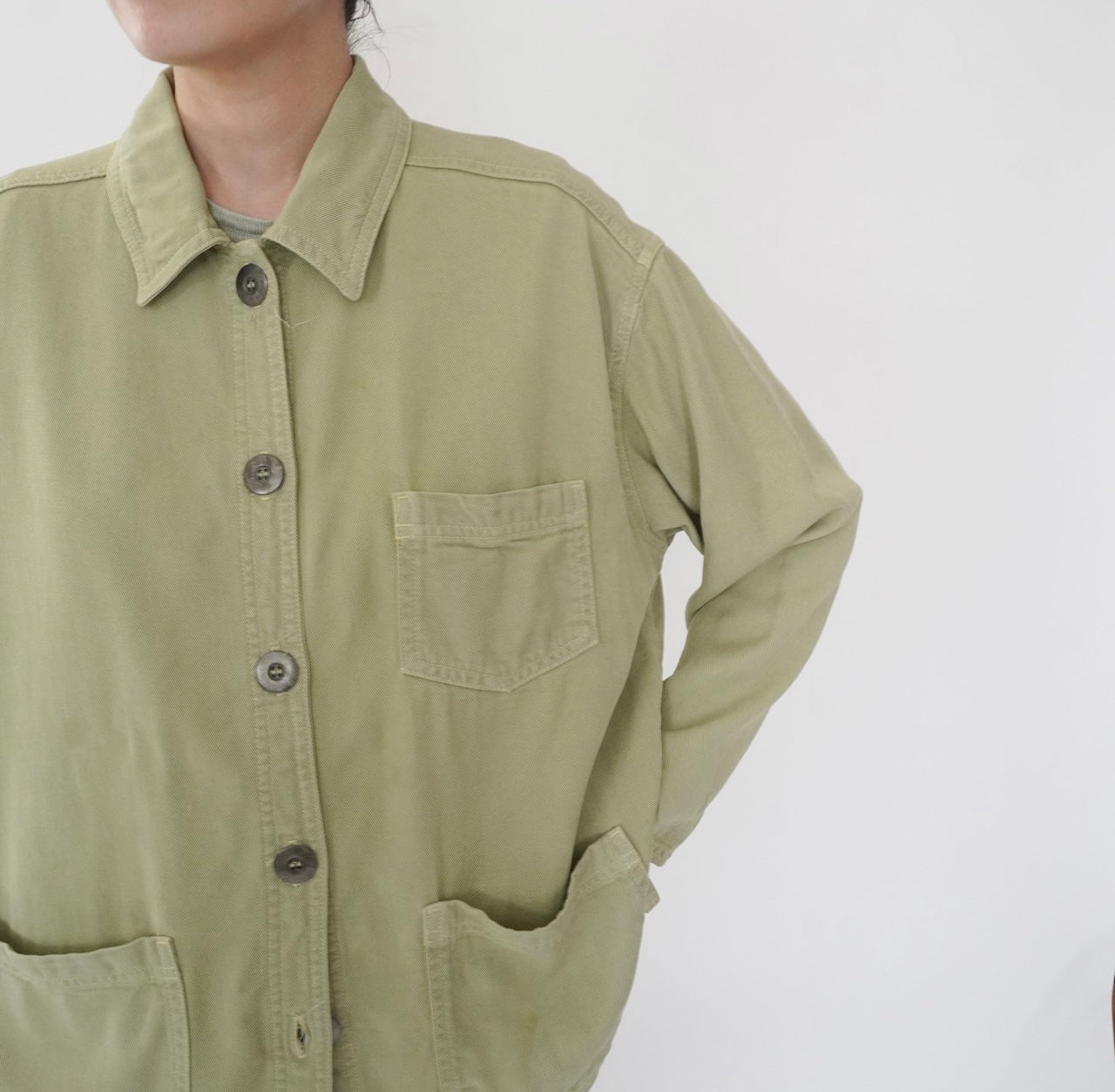 90s Light Green Jacket  Made in USA