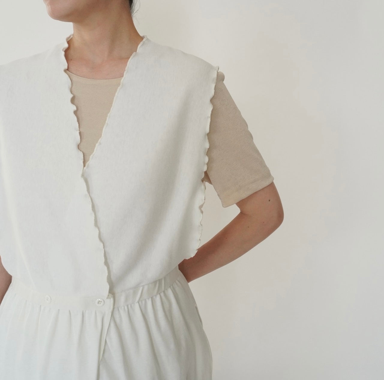 80s Sleeveless Top Made in USA