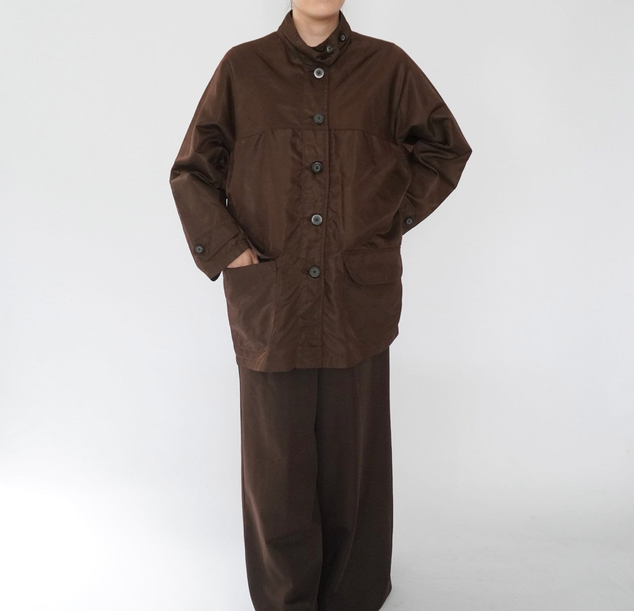 90s Brown Nylon Jacket