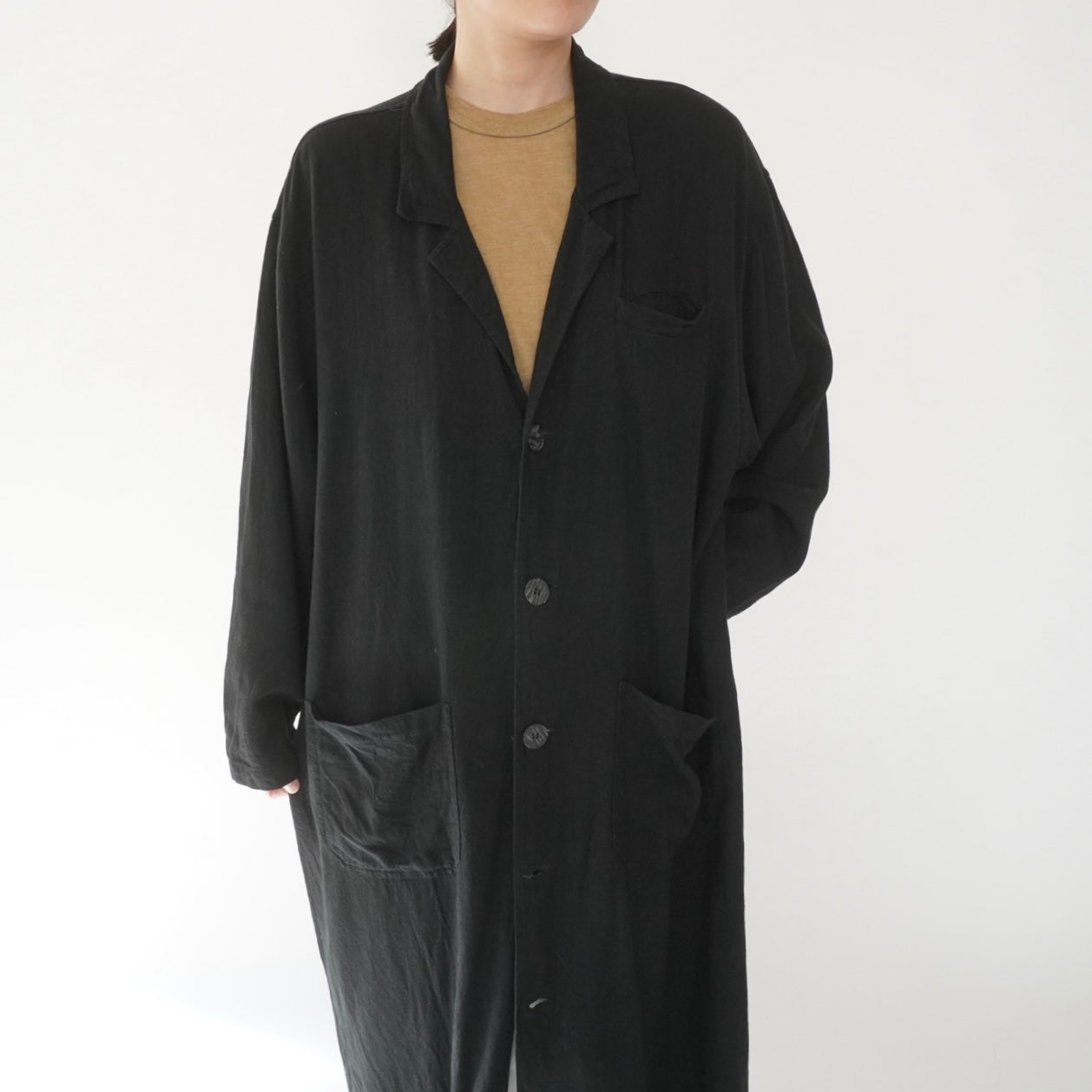 90s Linen Coat