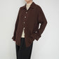 90s Brown Silk Shirt