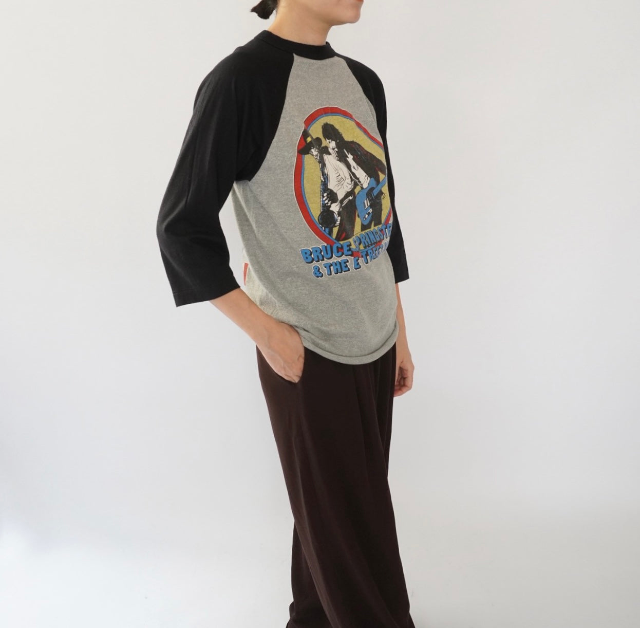 80s "BRUCE SPRINGSTEEN" Raglan T-shirt　