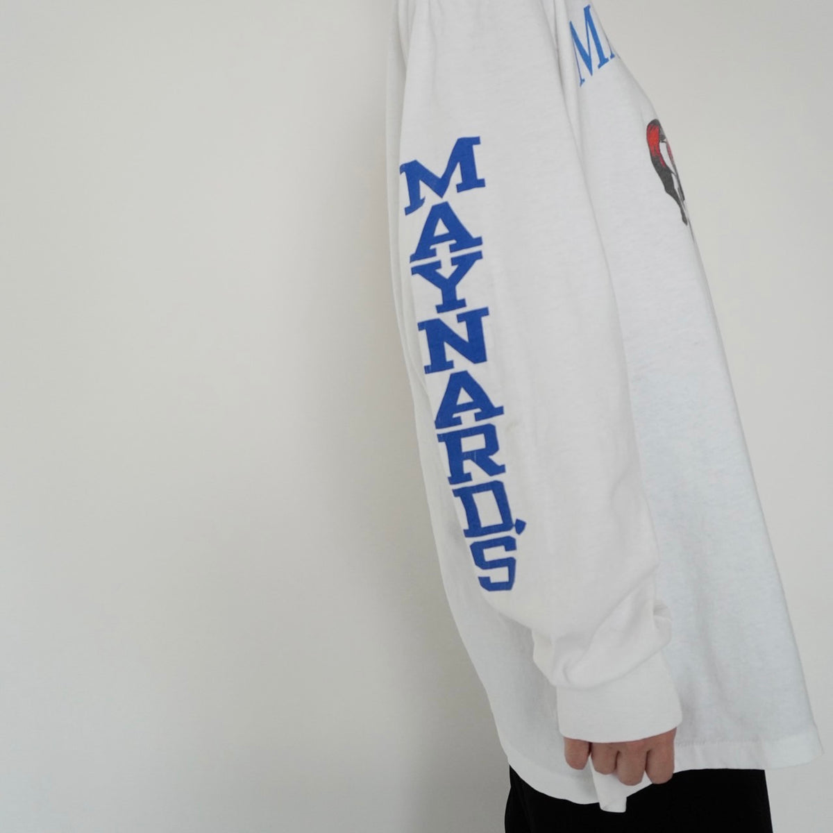 90s Long Sleeves Printed T-shirt Made in USA