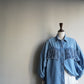 90s Fringe Design Denim Shirt Made in USA