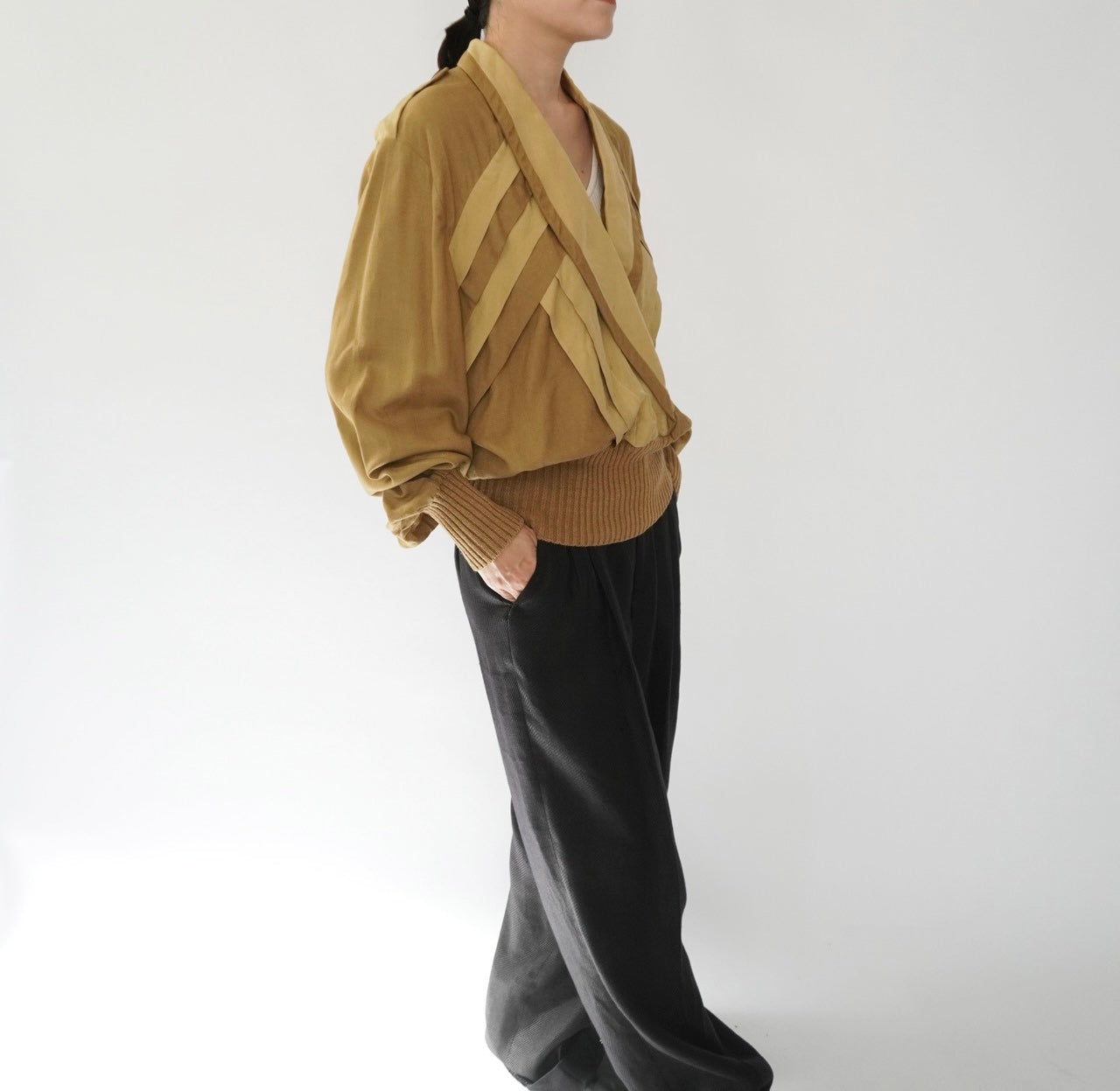 80s Silk Design Top