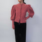 80s Embroidery Knit Cardigan