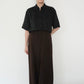 90s Black Rayon Shirt