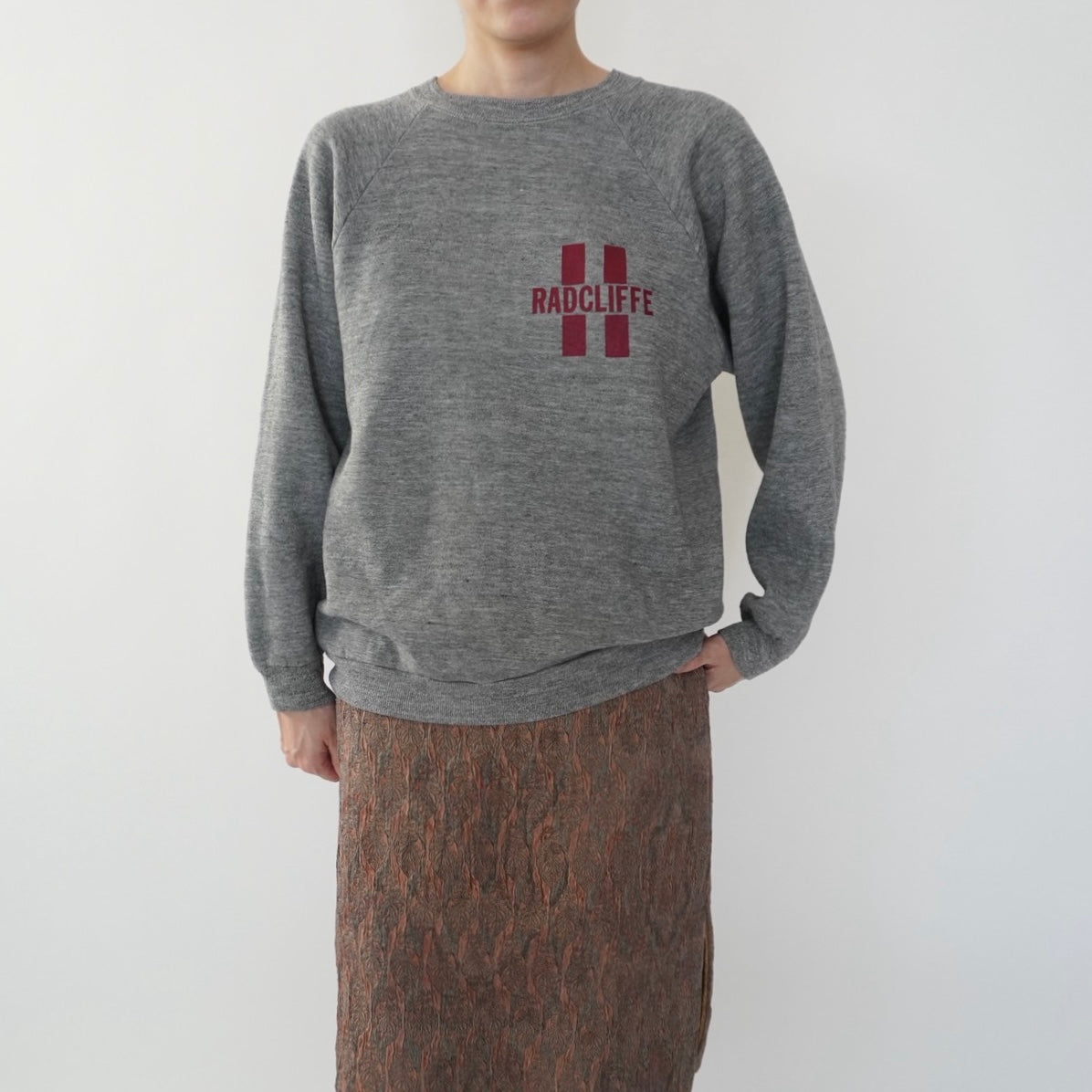80s Printed Sweater Made in USA