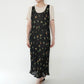 90s Floral Print Sheer Dress Made in Italy