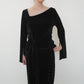 90s Velour Top Made in France