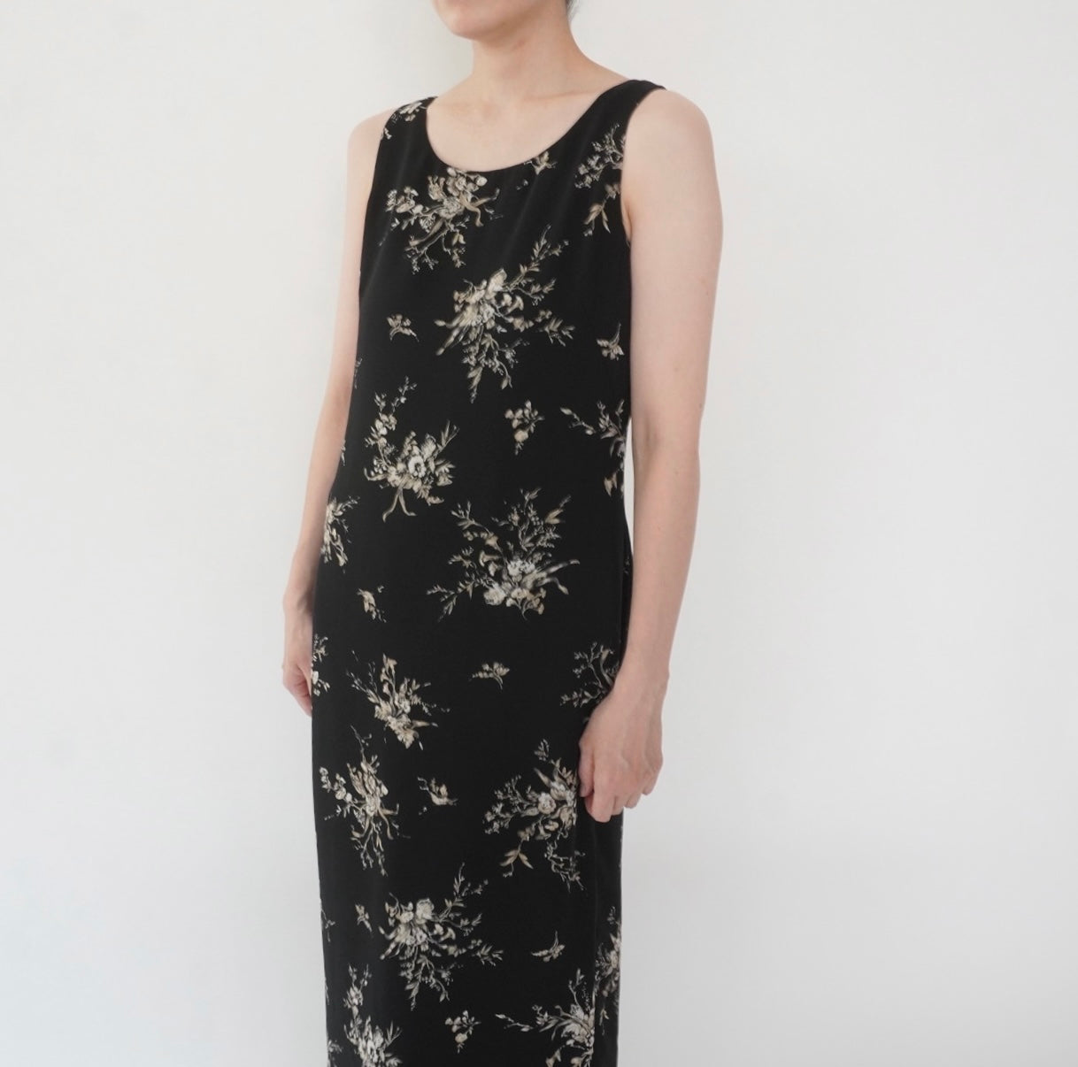 90s Floral Print Dress