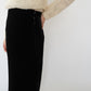 90s Velour High Waist Wide Pants