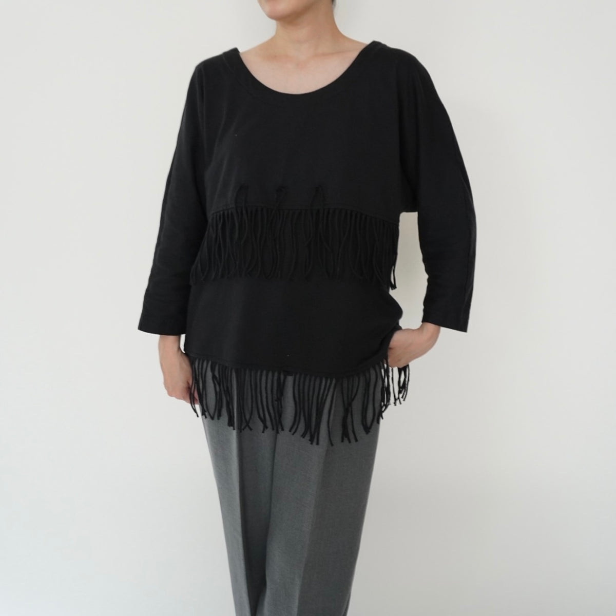 90s Fringe Top Made in USA