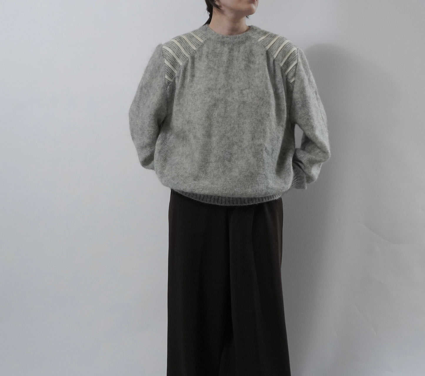 80s Design Mohair Knit  Made in Italy