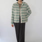 90s Striped Hooded Top