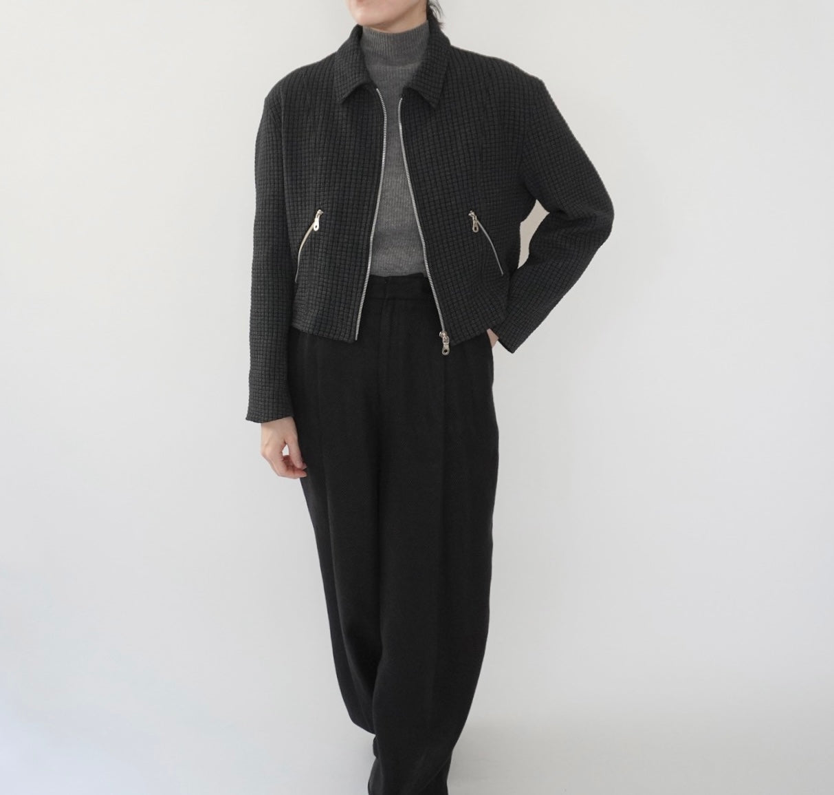 90s Design Top,Light Jacket Made in Italy