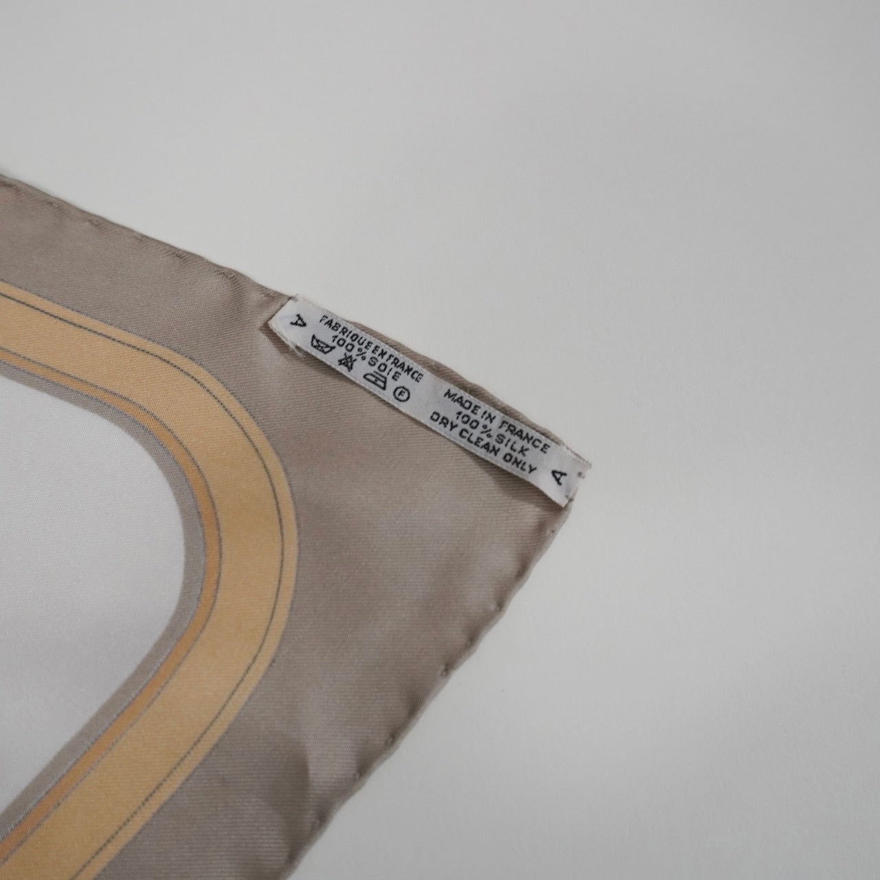 "Hermès " Silk Scarf Made in France