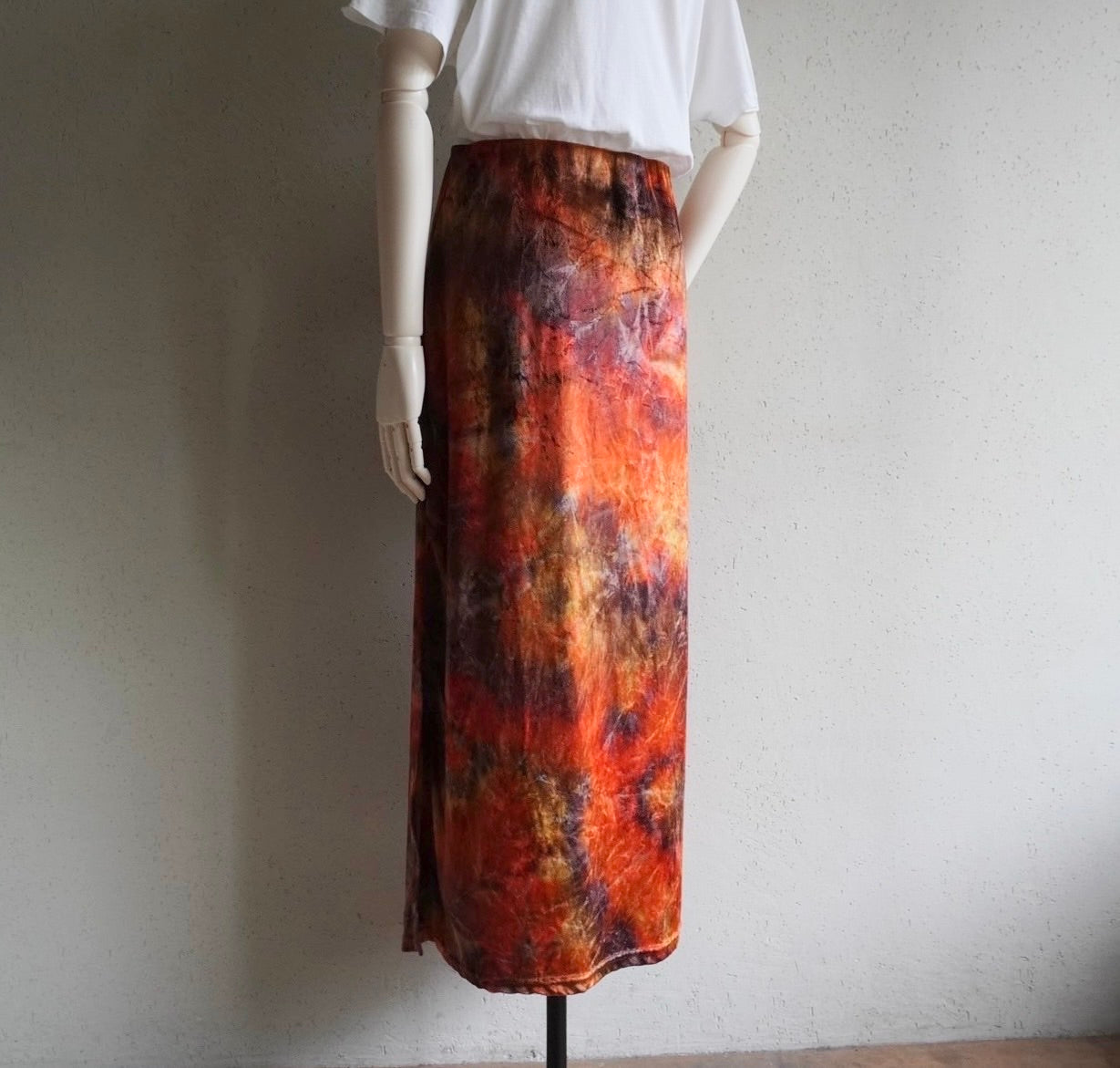 90s Velour Skirt Made in France