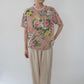 90s floral Printed T-shirt