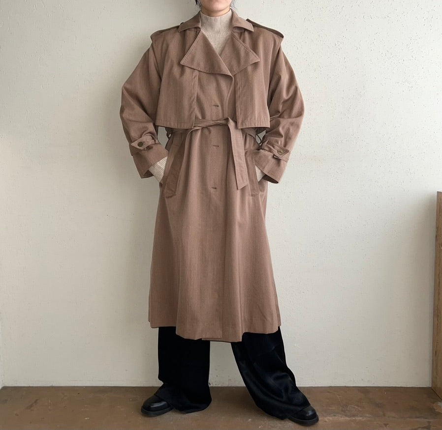 80s "Louis Feraud" Wool Coat