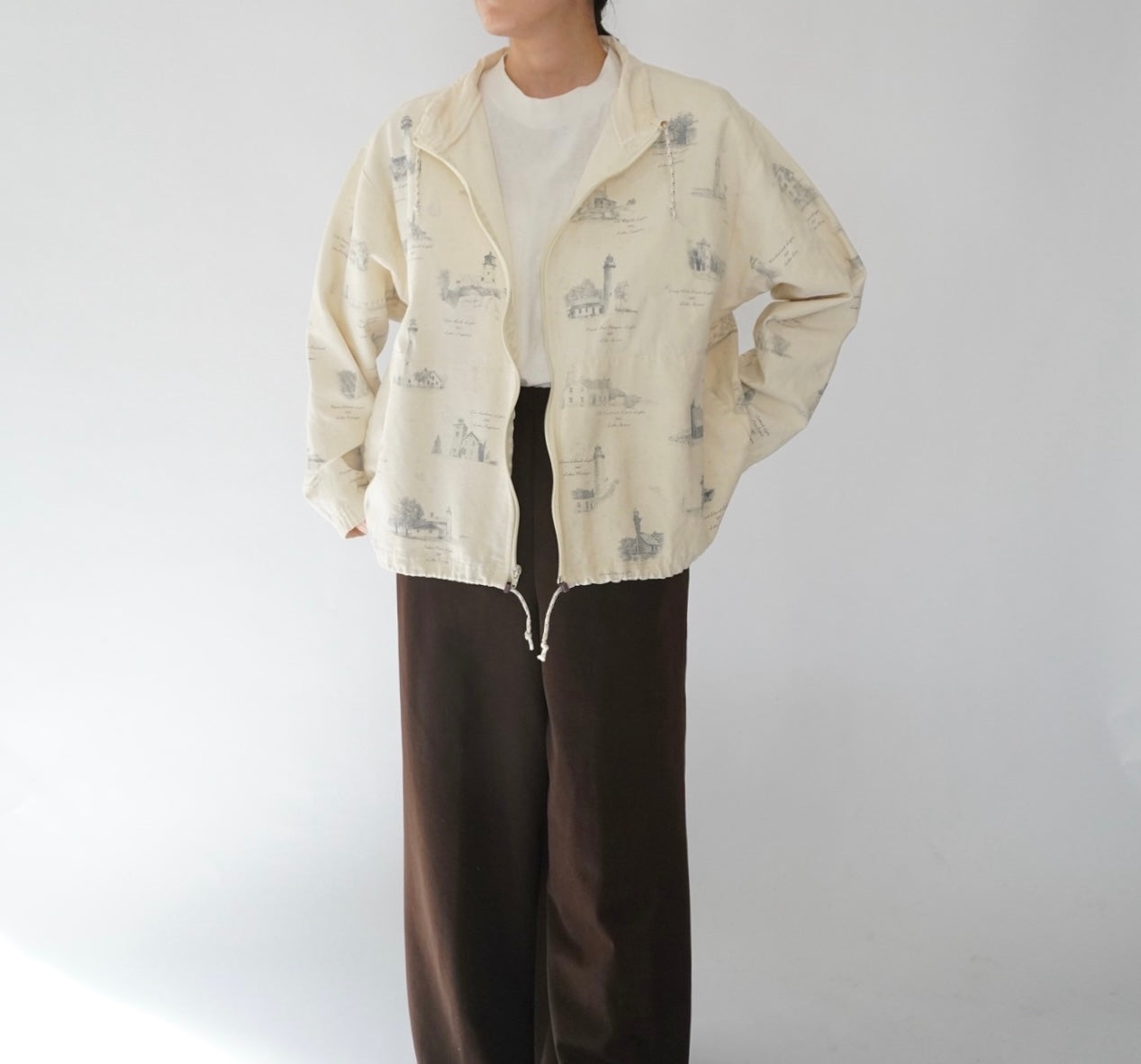 90s Printed Jacket