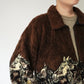 90s Horse Design Fleece Zip Top Made in USA