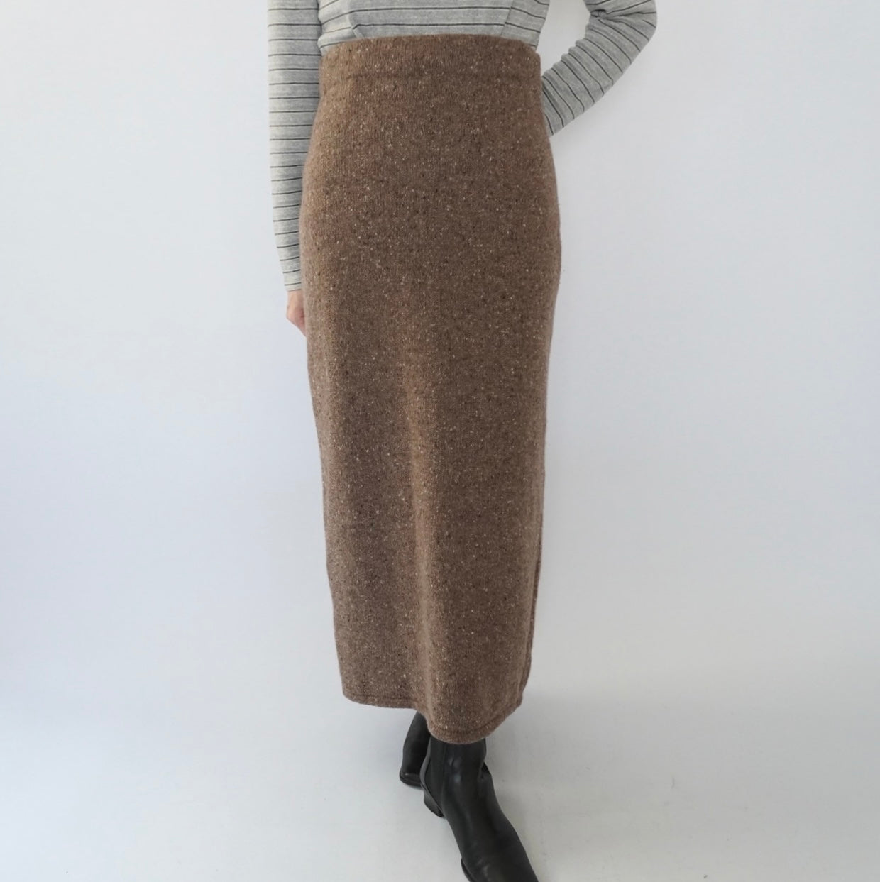 90s Mix Knit Skirt Made in Italy