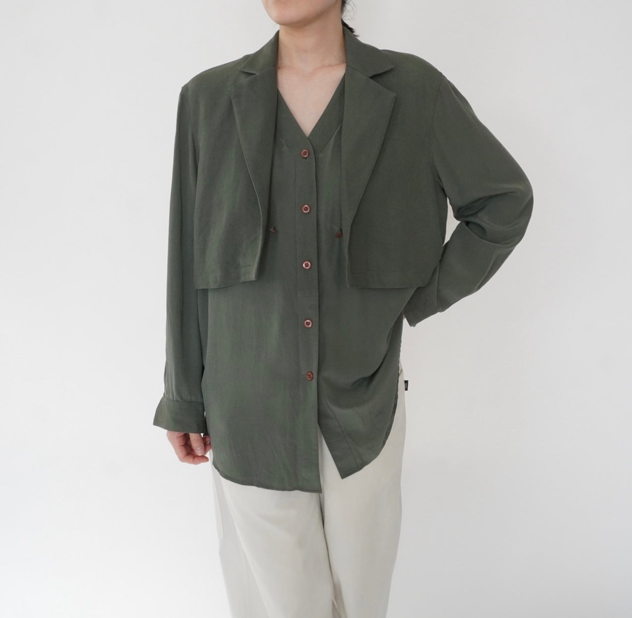 90s Silk Design Shirt