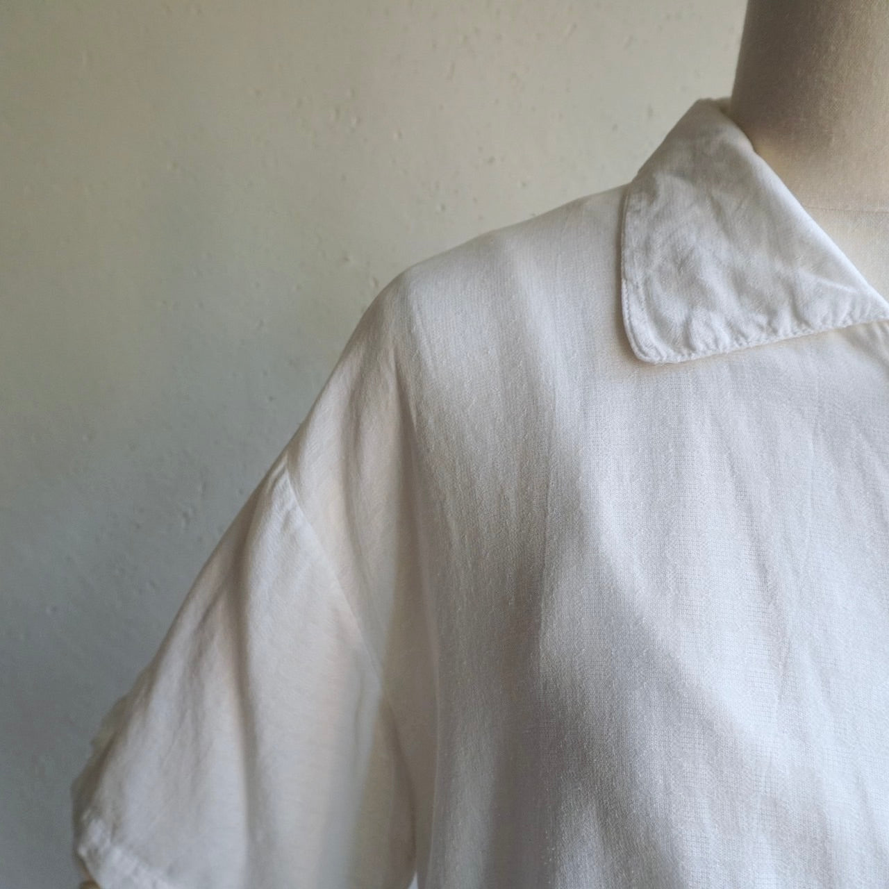 90s White Boxy Shirt