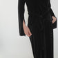 90s Velour Top Made in France