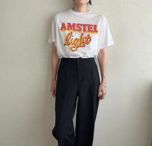 80s "AMSTEL Light" Printed T-shirt Made in USA