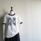 90s Printed Ringer T-shirt Made in USA