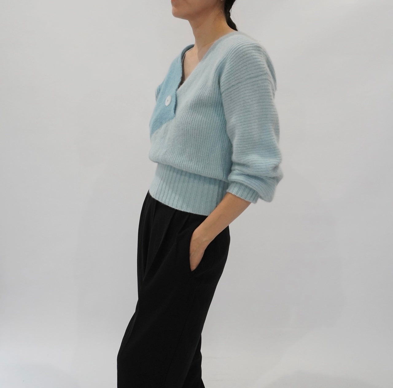 80s Angora Knit Top