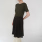 90s Silk Ribbed Top