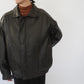 90s Leather Jacket Made in France