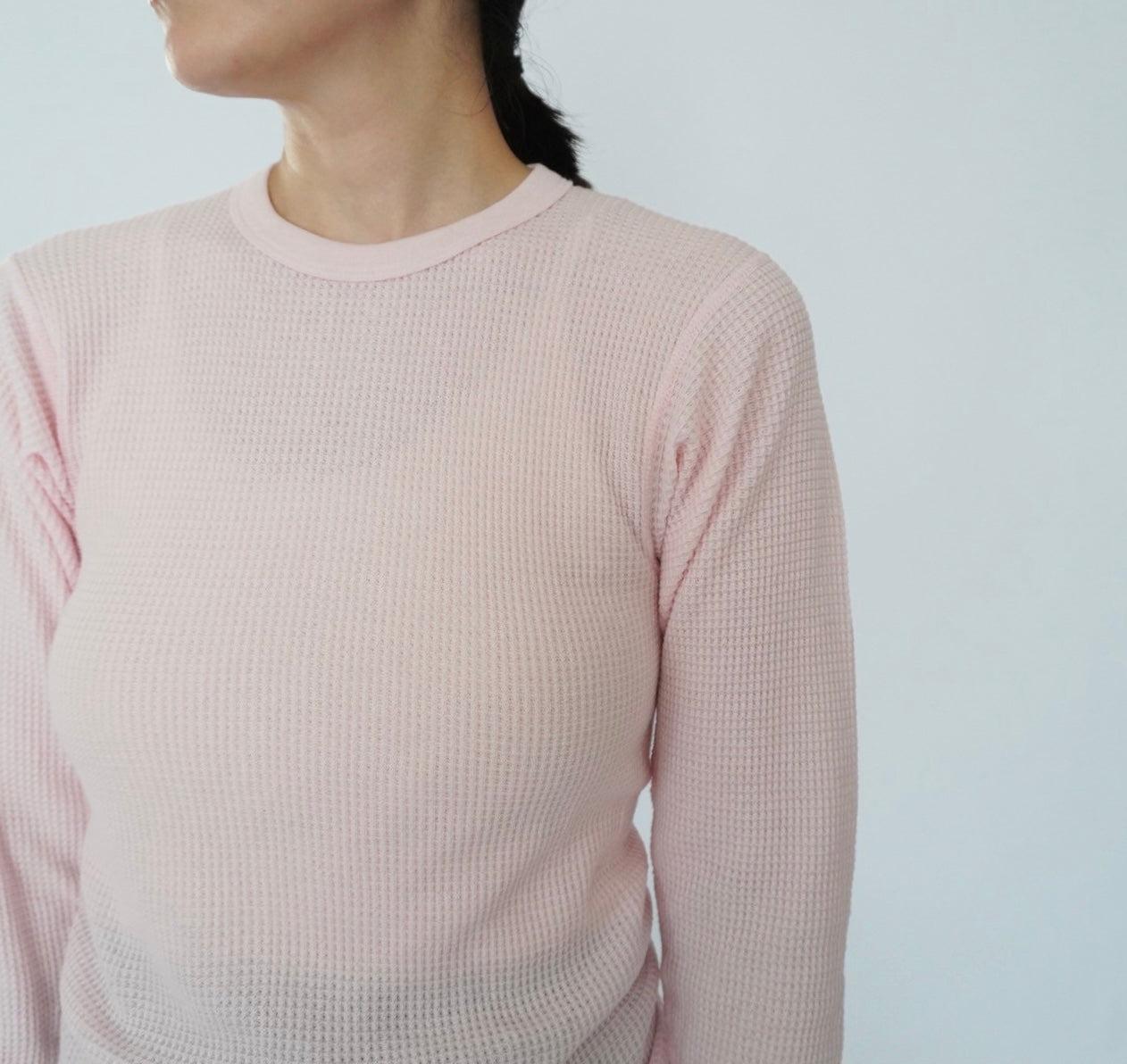90s Light Pink Thermal Made in USA