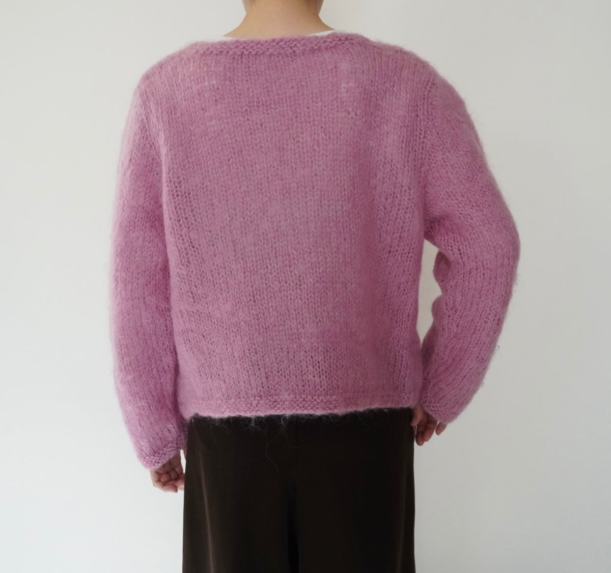 80s Pink Knit Cardigan