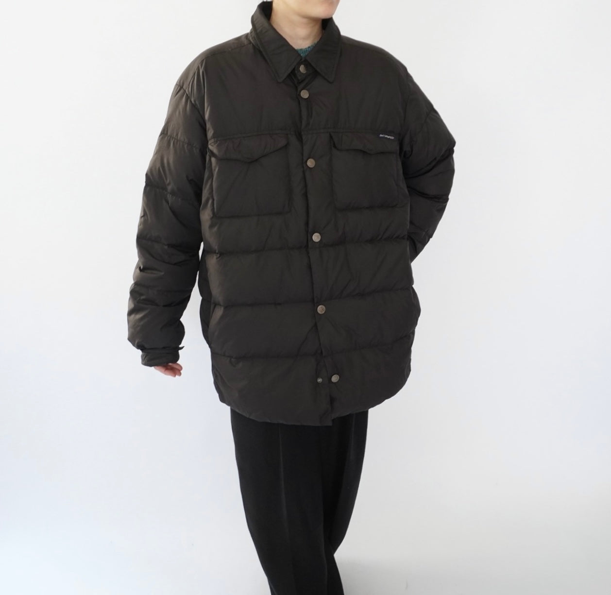 90s Black Down Jacket