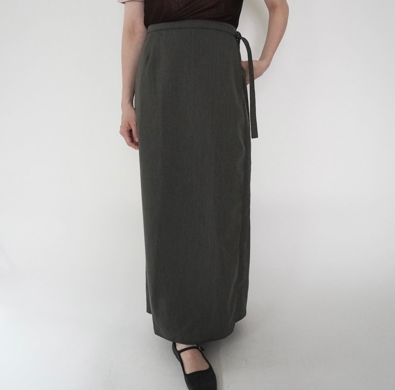 80s Wrap Skirt Made in Italy