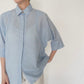 90s Striped Blue Shirt