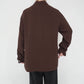 90s Brown Silk Shirt