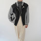 90s  Two Tone Design Light Jacket