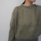 80s Sage Gray Knit