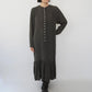 80s Design Rayon Pattern Dress Made in USA