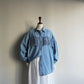 90s Fringe Design Denim Shirt Made in USA