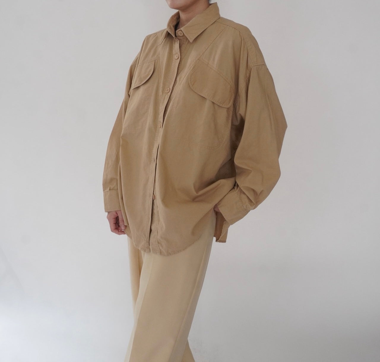90s Cotton Design Shirt