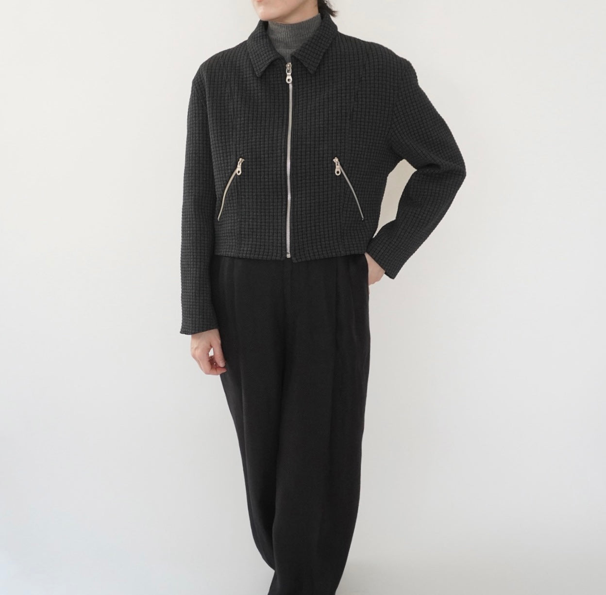 90s Design Top,Light Jacket Made in Italy