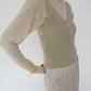 90s Ribbed Top Made in Italy