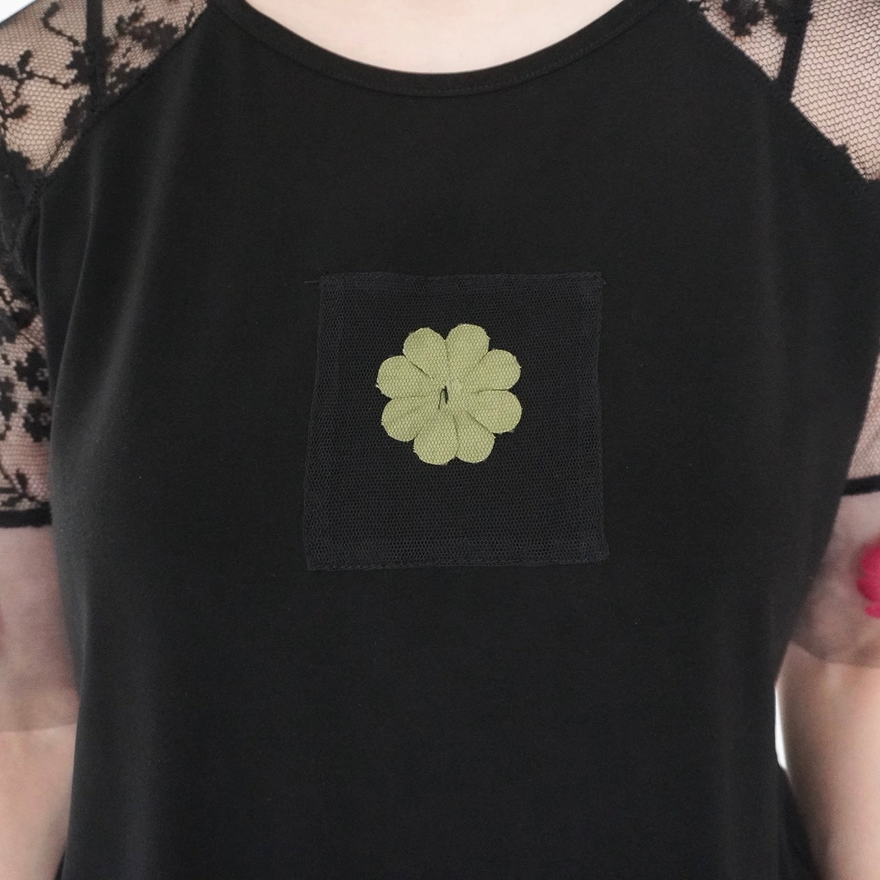 90s Lace Design Top